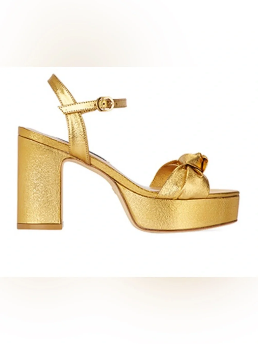 STUART WEITZMAN MIRRI 100 OPEN TOE SANDALS NIB Size 35.5